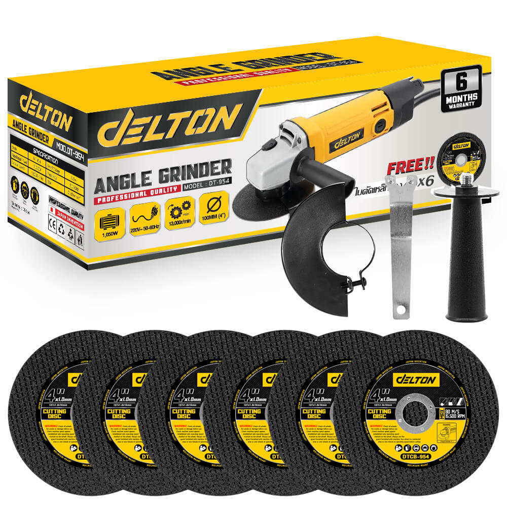 เครื่องเจียร DELTON รุ่น DT-954 4 นิ้ว 1,050 วัตต์